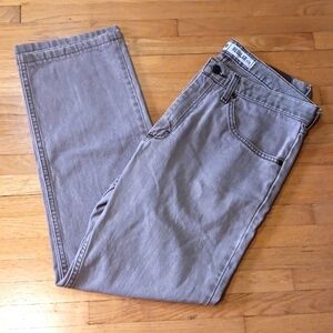 VINTAGE Lee Regular Fit Grey Straight Cut Jeans